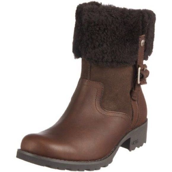 UGG Bellevue II Convertible Brown Boots - Picture 1 of 10